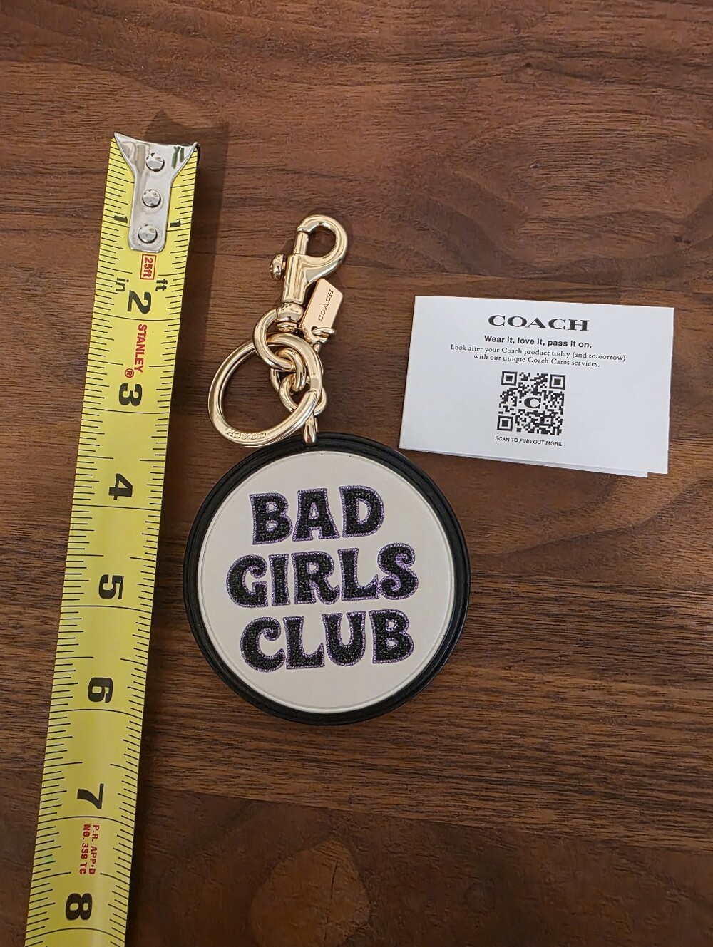 NWOT Coach X Disney Cruella 'Bad Girls Club' Charm